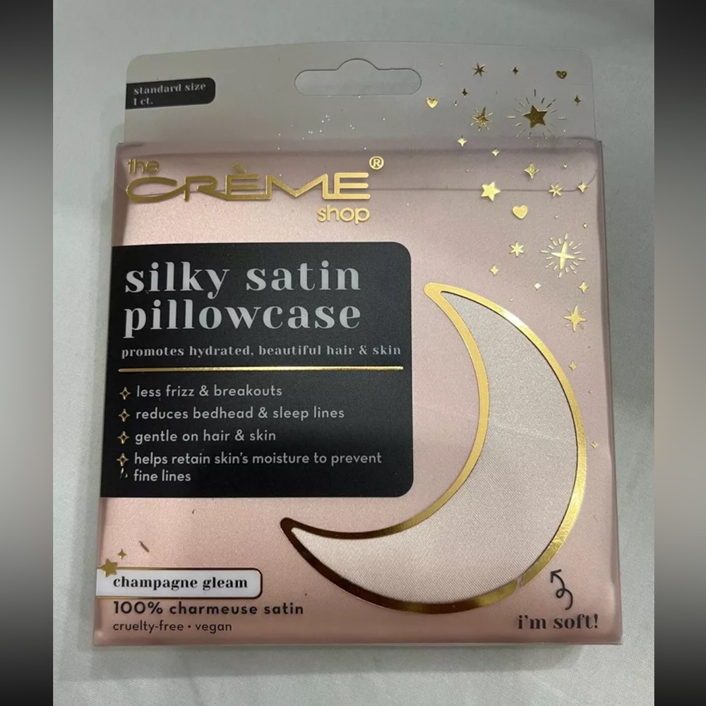 2/$20 The Crème Shop Satin Pillowcase